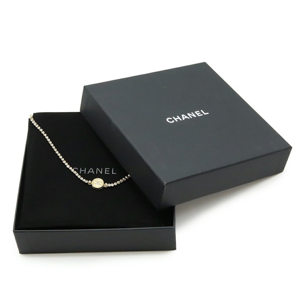 CHANEL Authentic Gold Logo Necklace - Picture 9 of 9